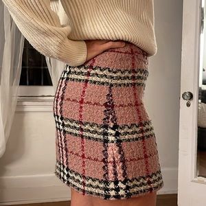 BURBERRY Authentic wool mini skirt
